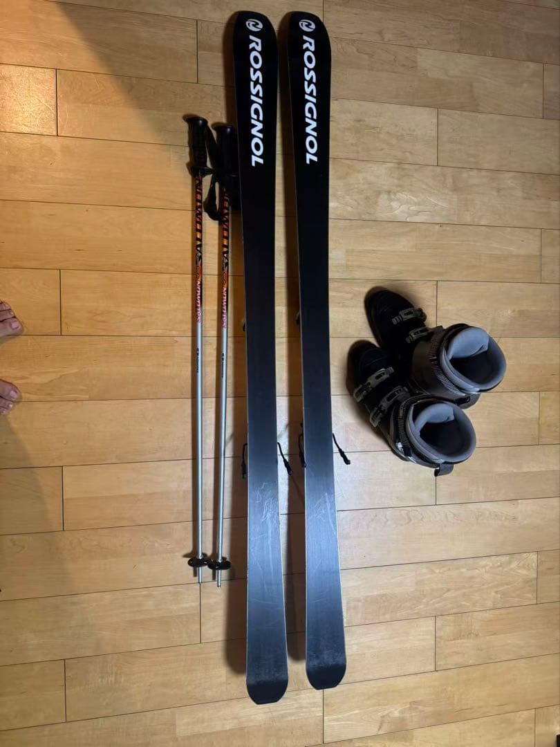 ROSSIGNOL レディース用　スキー３点セット　160センチ