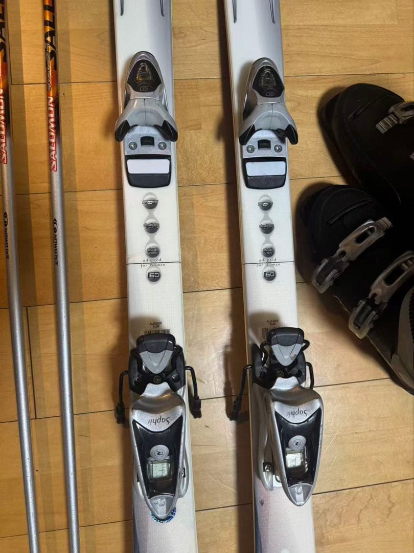 ROSSIGNOL レディース用　スキー３点セット　160センチ