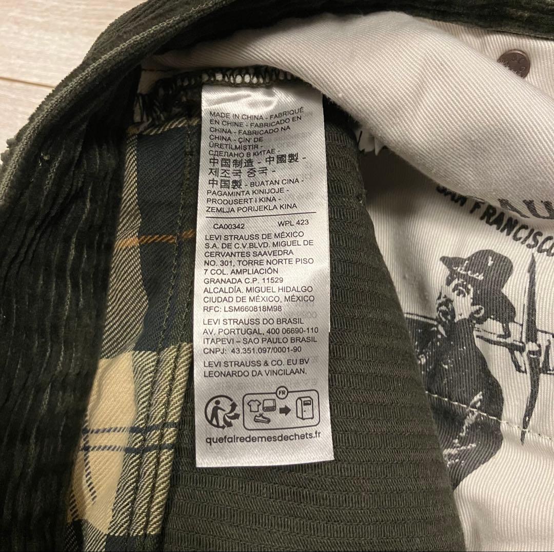 【新品】Barbour × Levi’s 578 コーデュロイトラウザー W29