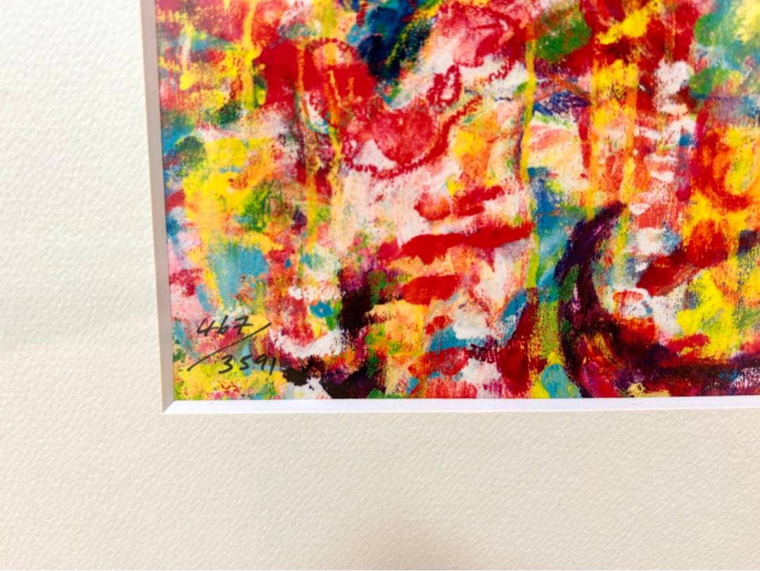 ロッカクアヤコ　シルクスクリーン　untitled 額装　保証書付