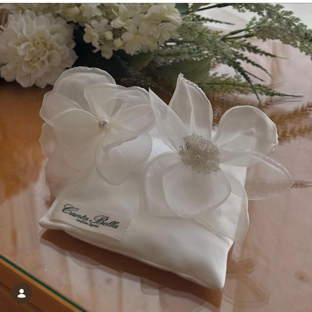 カンタベッラ　ヘッドフラワー　シルク100%