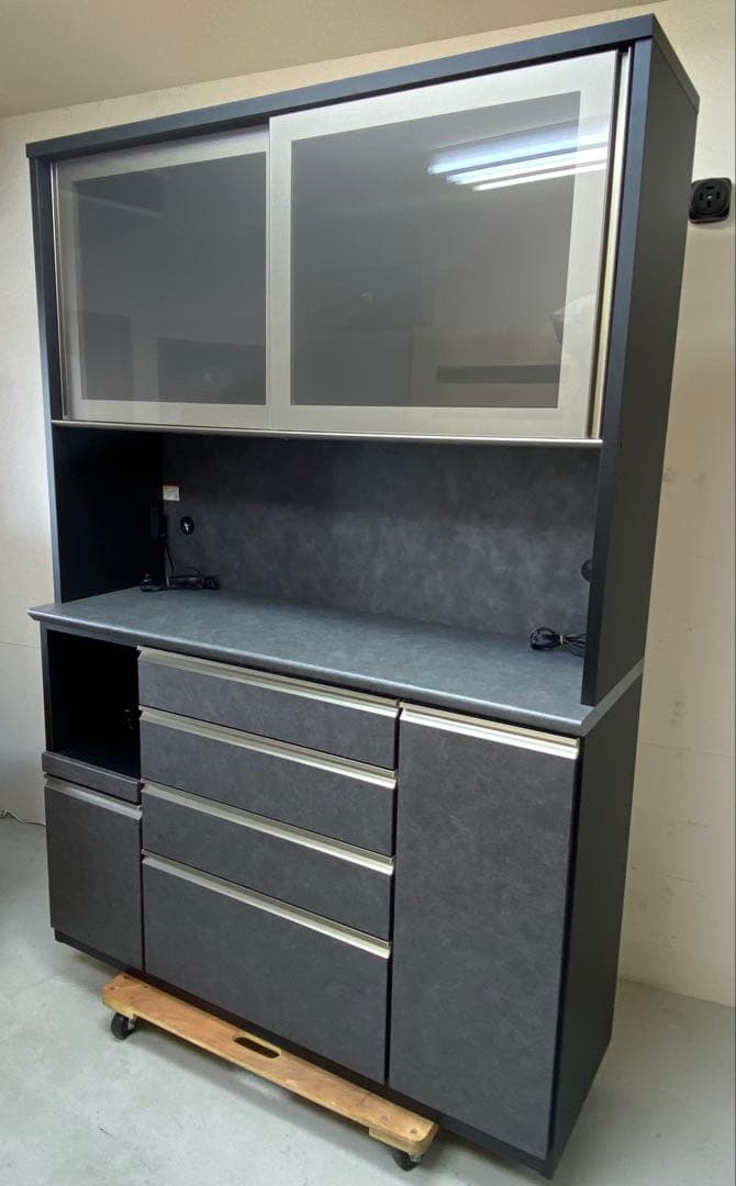 ニトリ キッチンボード ラピス2 BK クローチェ