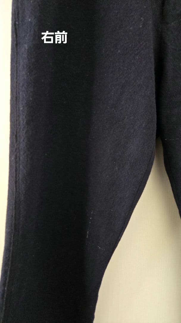 AD2002 COMME des GARCONS HOMME 銀糸混ウールパンツ