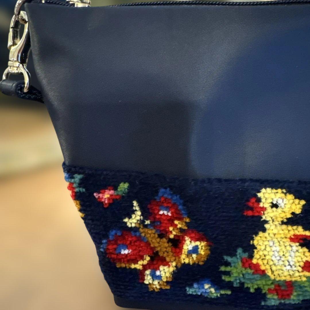 学校　フェイラー　ハイジ　ショルダーバッグ　ネイビー