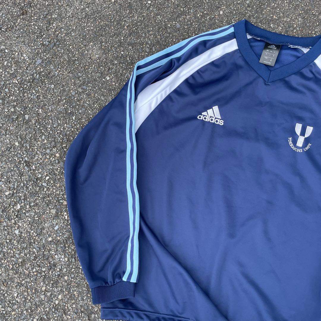 【00s アーカイブ】テックadidas ゲームシャツ　レア　y2k裏原ポパイ