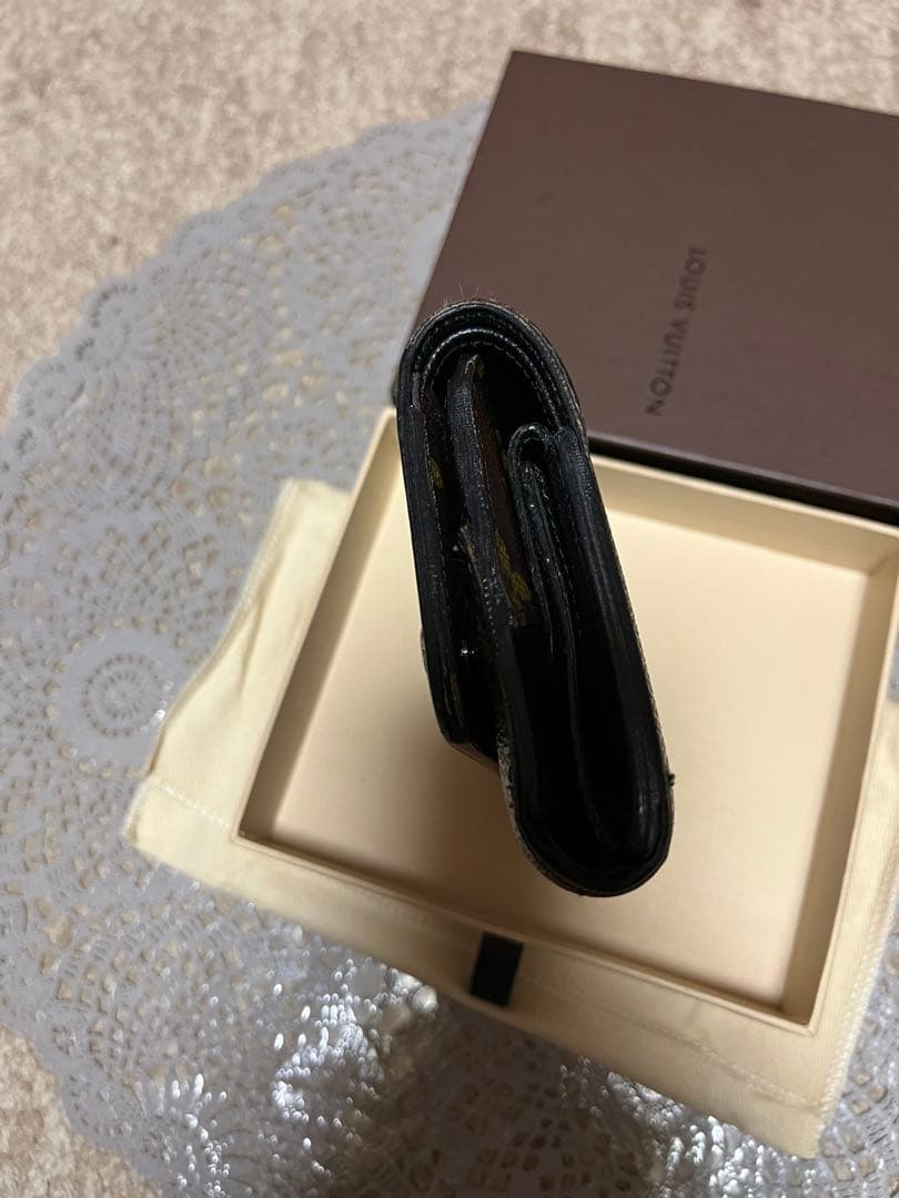 極美品　LOUIS VUITTON マカサーポルトフォイユコンパクト三つ折り財布