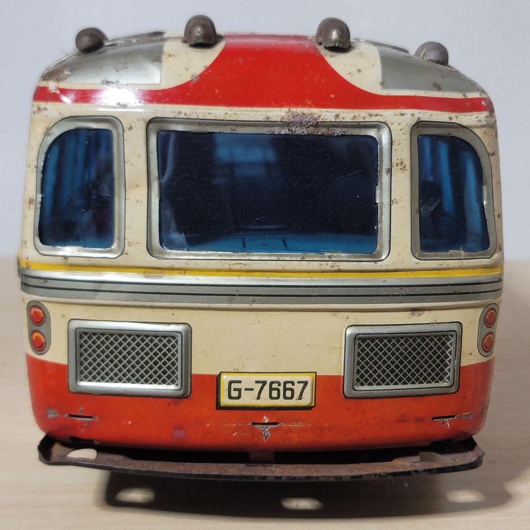 ヨネザワ ブリキ 特大ジャイアントバス 60cm 昭和レトロ