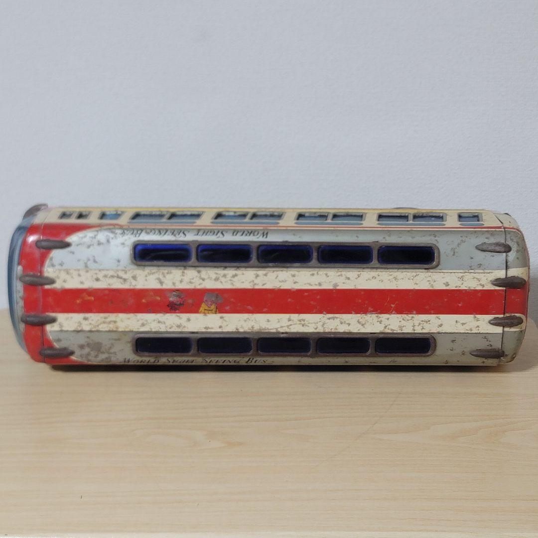 ヨネザワ ブリキ 特大ジャイアントバス 60cm 昭和レトロ