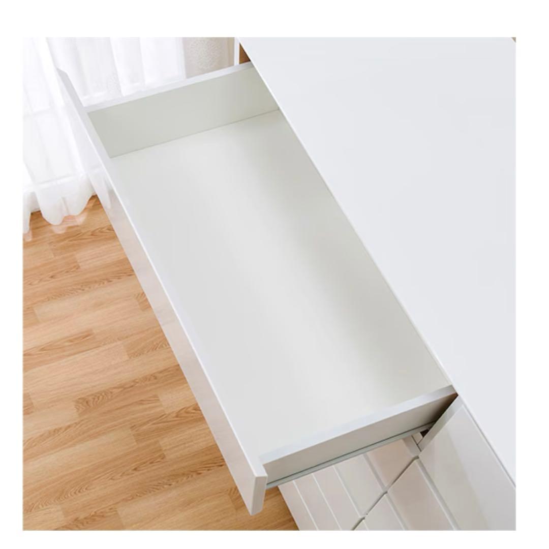 ニトリ ハイチェスト 白 タンス クエス 120-6HC チェスト 6段