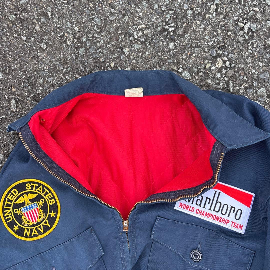 超希少カスタム　70s ワークジャケット　Marlboro × US NAVY