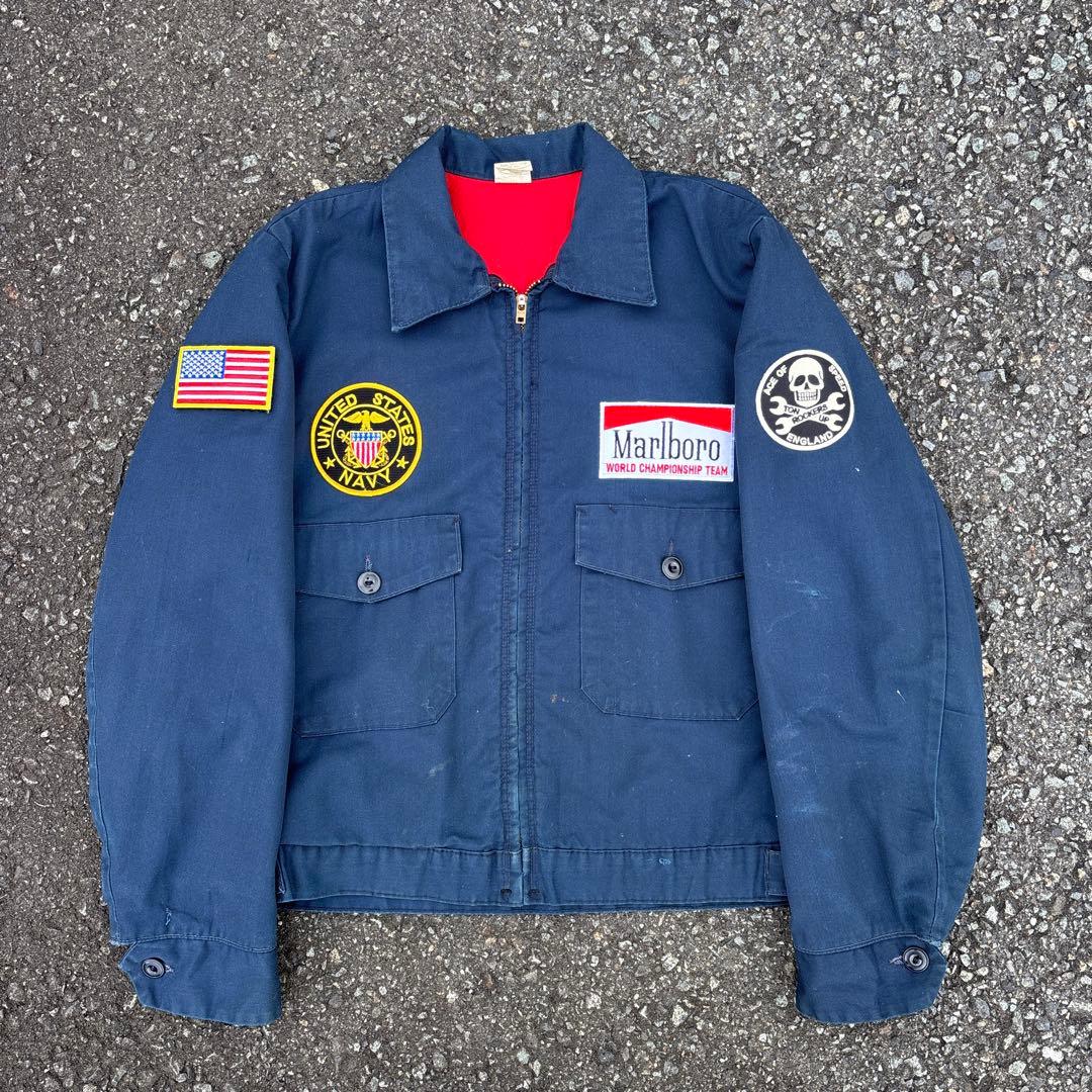 超希少カスタム　70s ワークジャケット　Marlboro × US NAVY