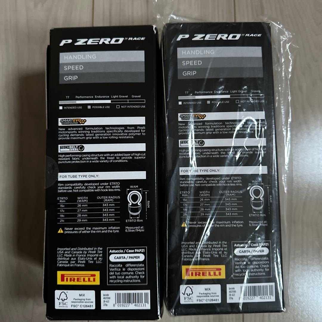 2本　ピレリPZERO Race Classic 700×28C(新品)