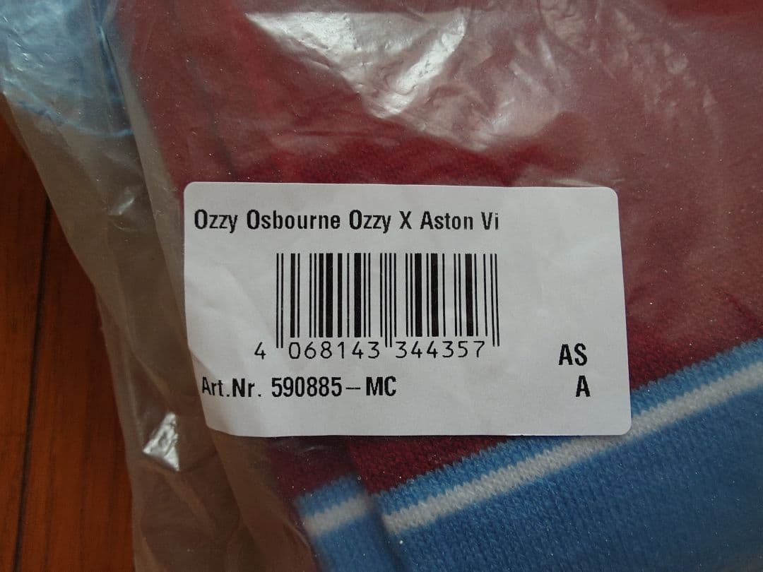 アストンヴィラ×オジーオズボーン バックホーム マフラー 新品未使用