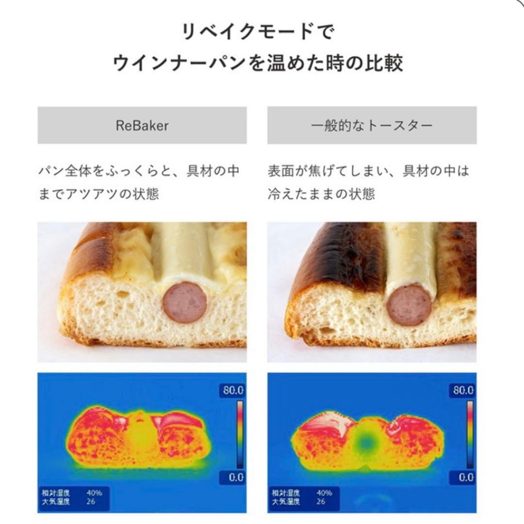 【新品・未使用】ReBaker KTT01JP-BK　バルミューダ　リベイカー