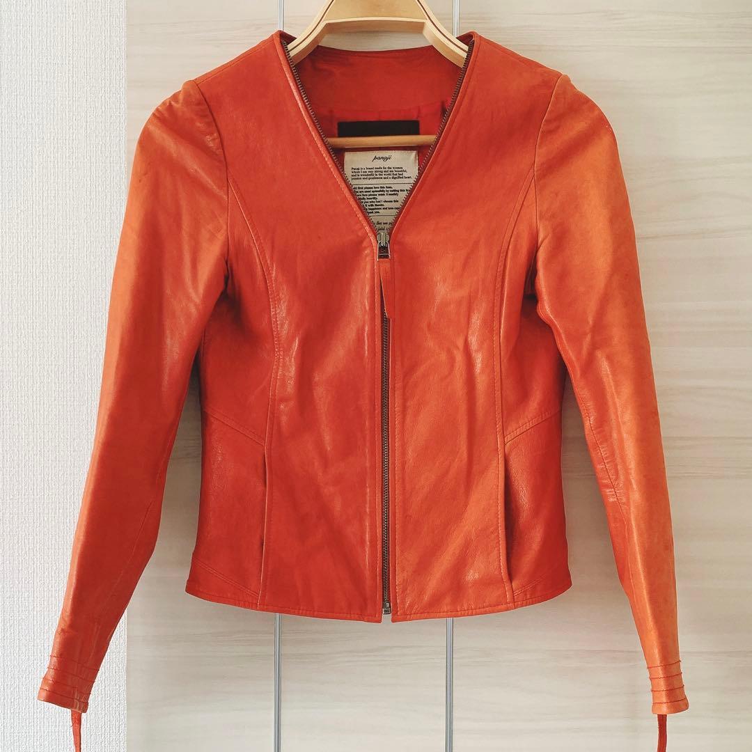✨SALE✨panaji レザー ジャケット ブルゾン ライダース
