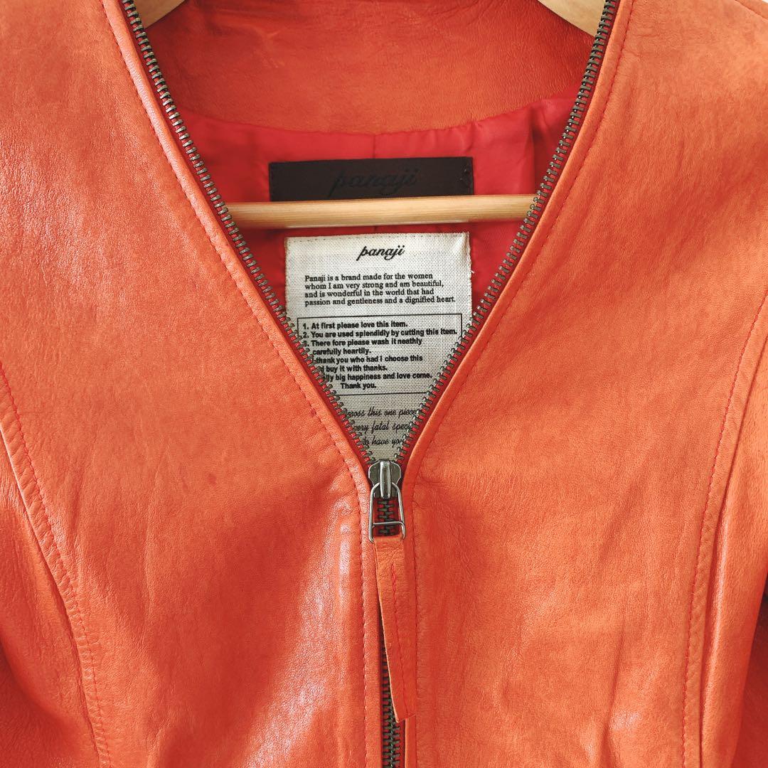 ✨SALE✨panaji レザー ジャケット ブルゾン ライダース