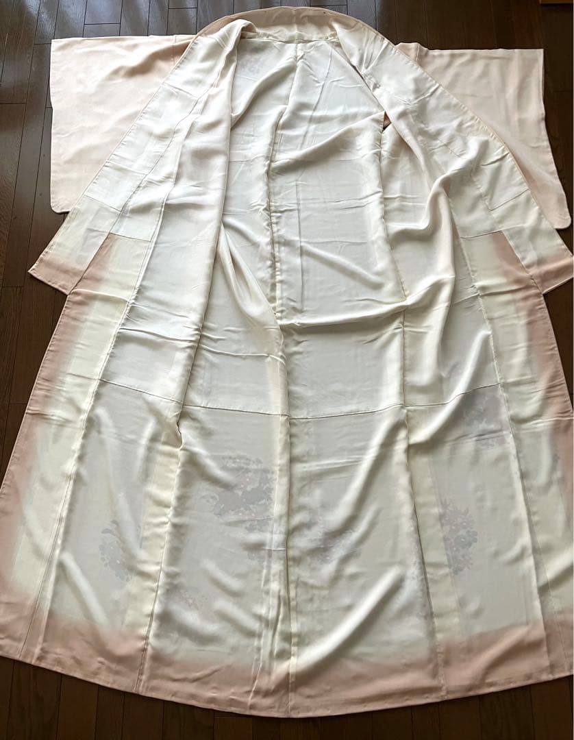 ゆい☆正絹☆訪問着 ペールピンク☆フォーマル☆結婚式、入園入学式、卒園卒業