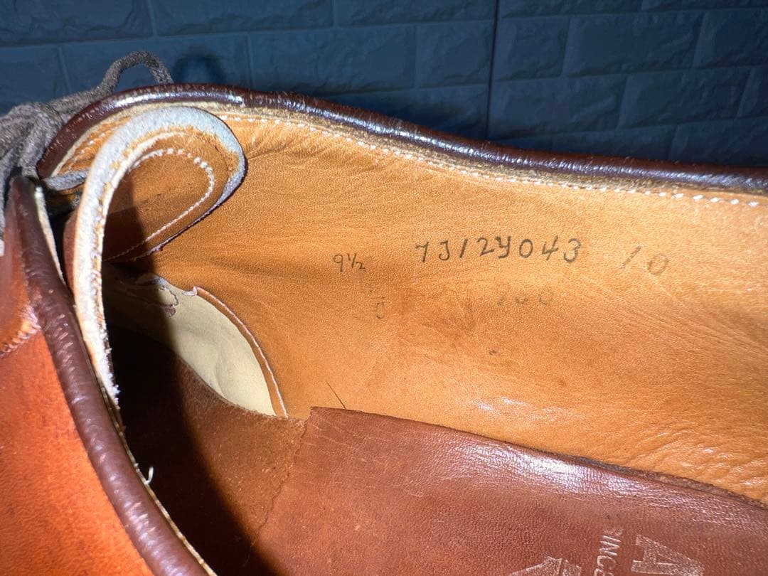 オールデン Alden 旧ロゴ 9.5 27.5㎝