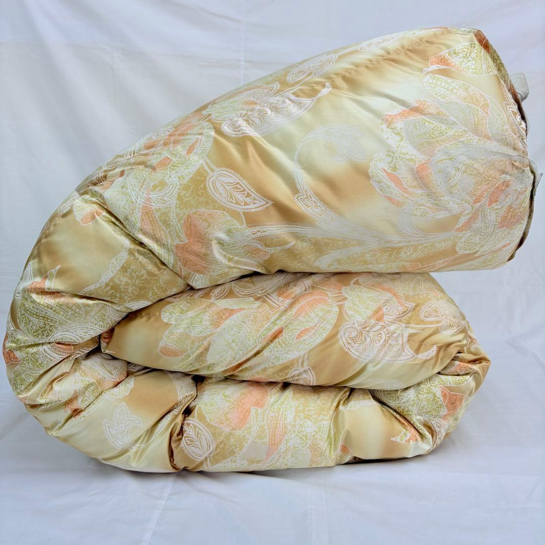 羽毛布団 シングル スティッキーダウン 400dp ロイヤルゴールド 日本製