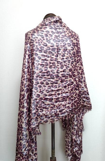 ルイヴィトン ストール ショール レオパード柄 カシミヤ シルク