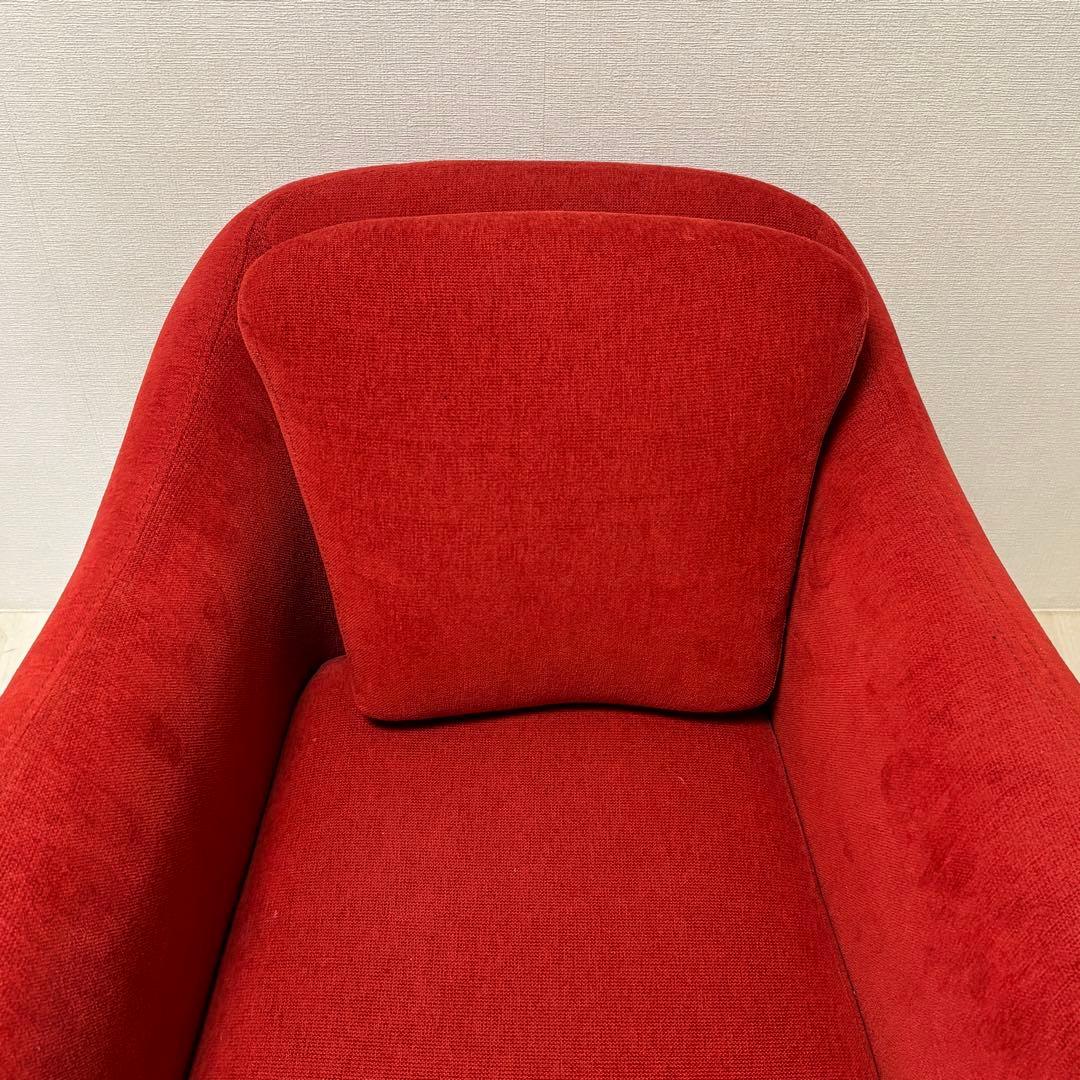 イデー　ミニミラーアームチェア　レッド