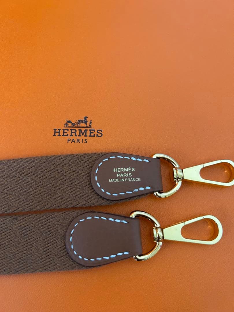 ストラップ短め　エルメス ゴールド エヴリンtpm