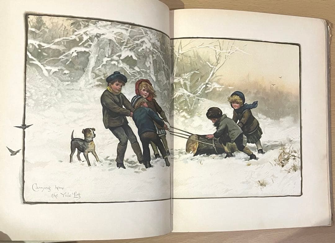 No.409希少 古書 洋書 絵本 児童書　アンティーク　ビクトリア　詩集　童謡