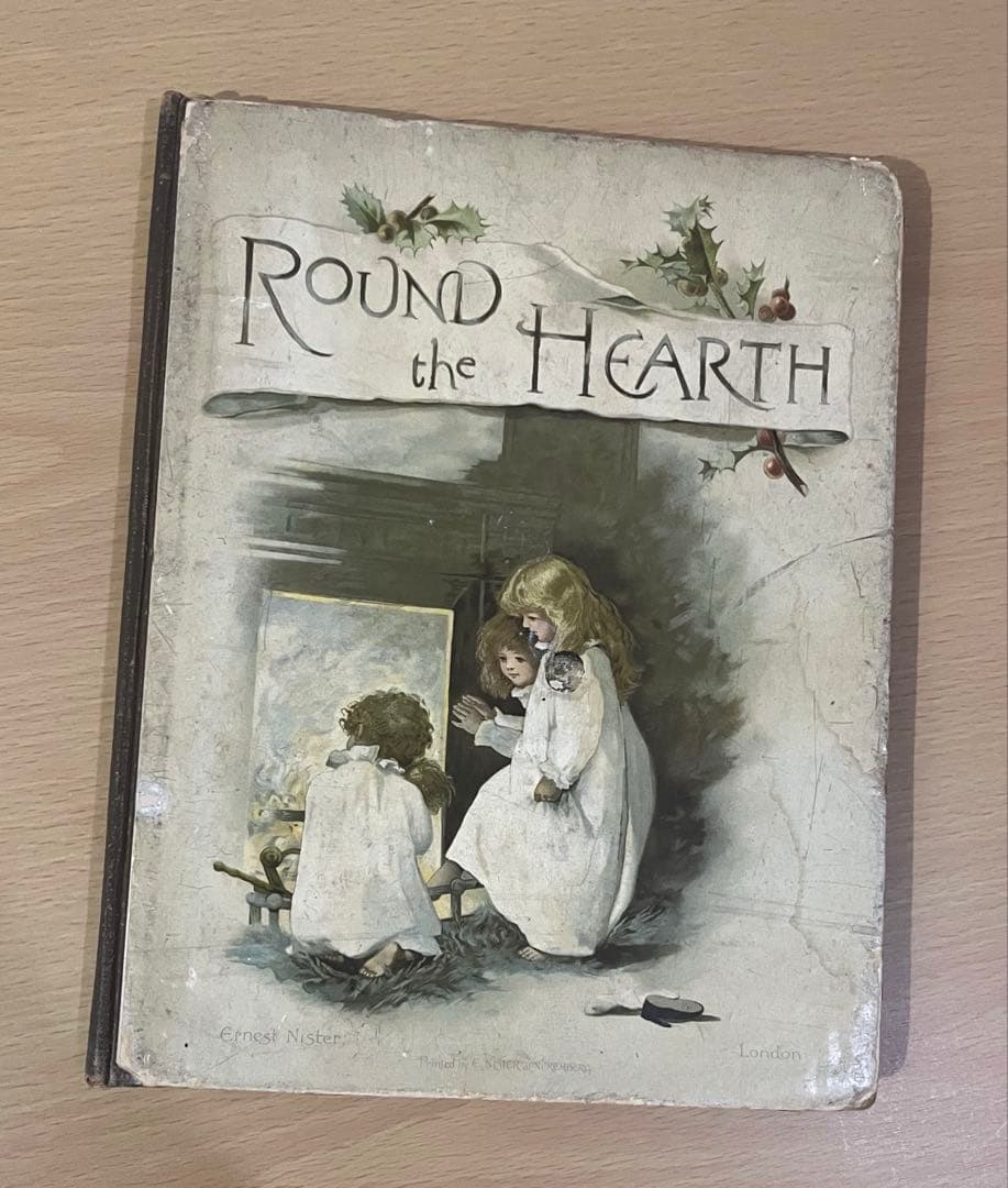 No.409希少 古書 洋書 絵本 児童書　アンティーク　ビクトリア　詩集　童謡