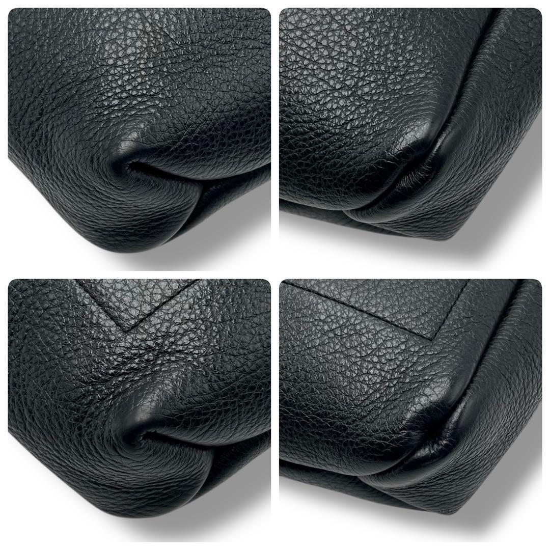 極美品　アエタ ハンドバッグ ミニトートバッグ　PG32 ブラックXS 黒