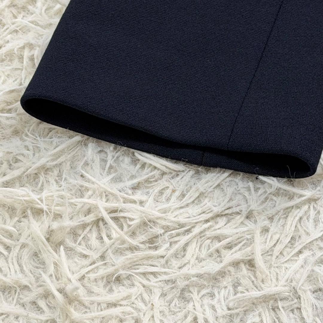 17234✨フォクシーニューヨークコレクション ダブルジャケット 38 M 紺