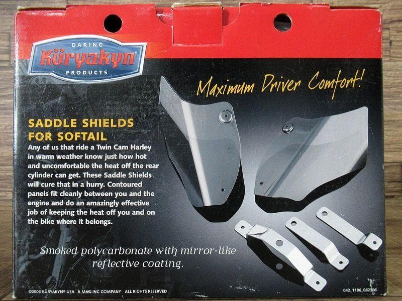 未使用保管品 クリアキン T14-KUR1186 サドル ヒートシールド 1ペア