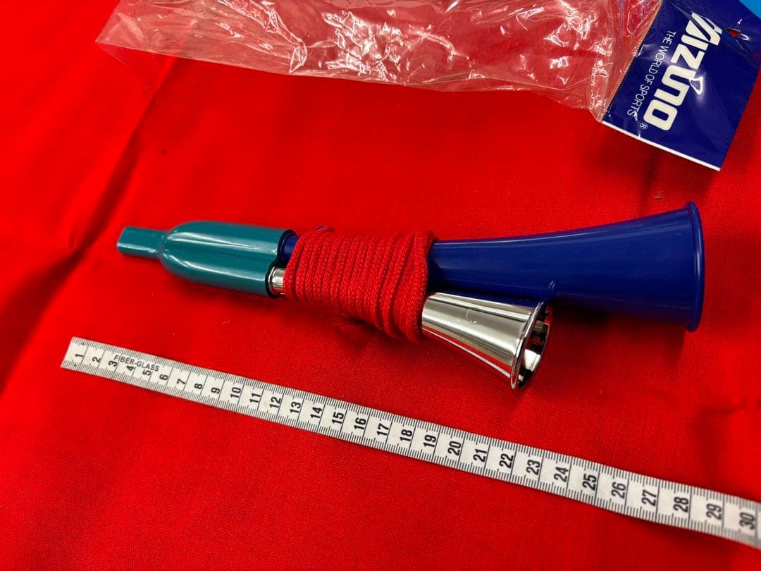 [希少品] ミズノ　応援グッズ　チアホーン 2連　新品未使用※値下げ不可