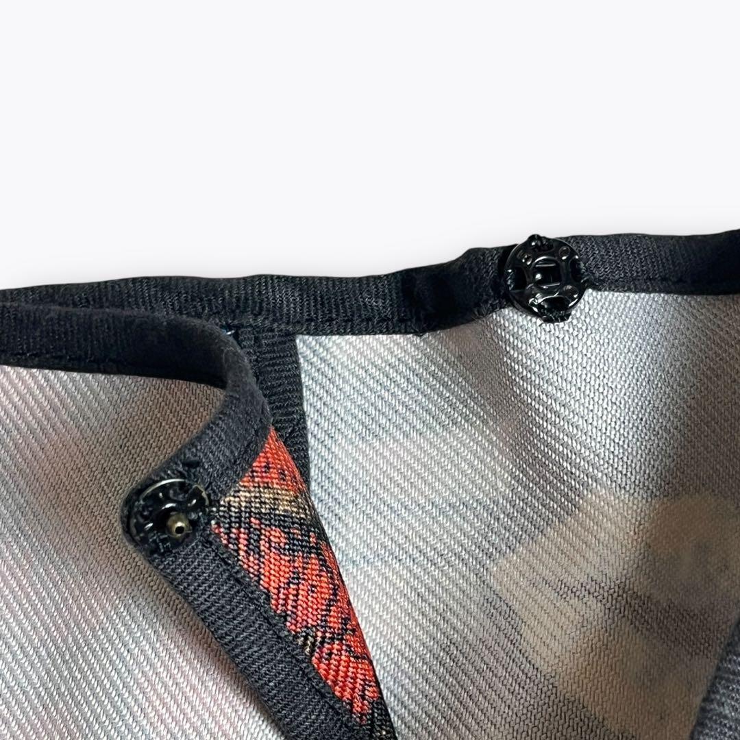 【AD1999】COMME des GARCONS 転写 ラップサルエルパンツ