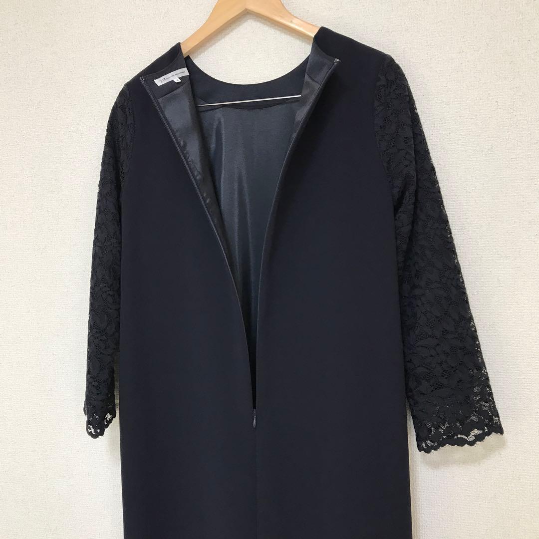 23区 ニジュウサンク 【洗える】トリアセダブルジョーゼット ワンピース