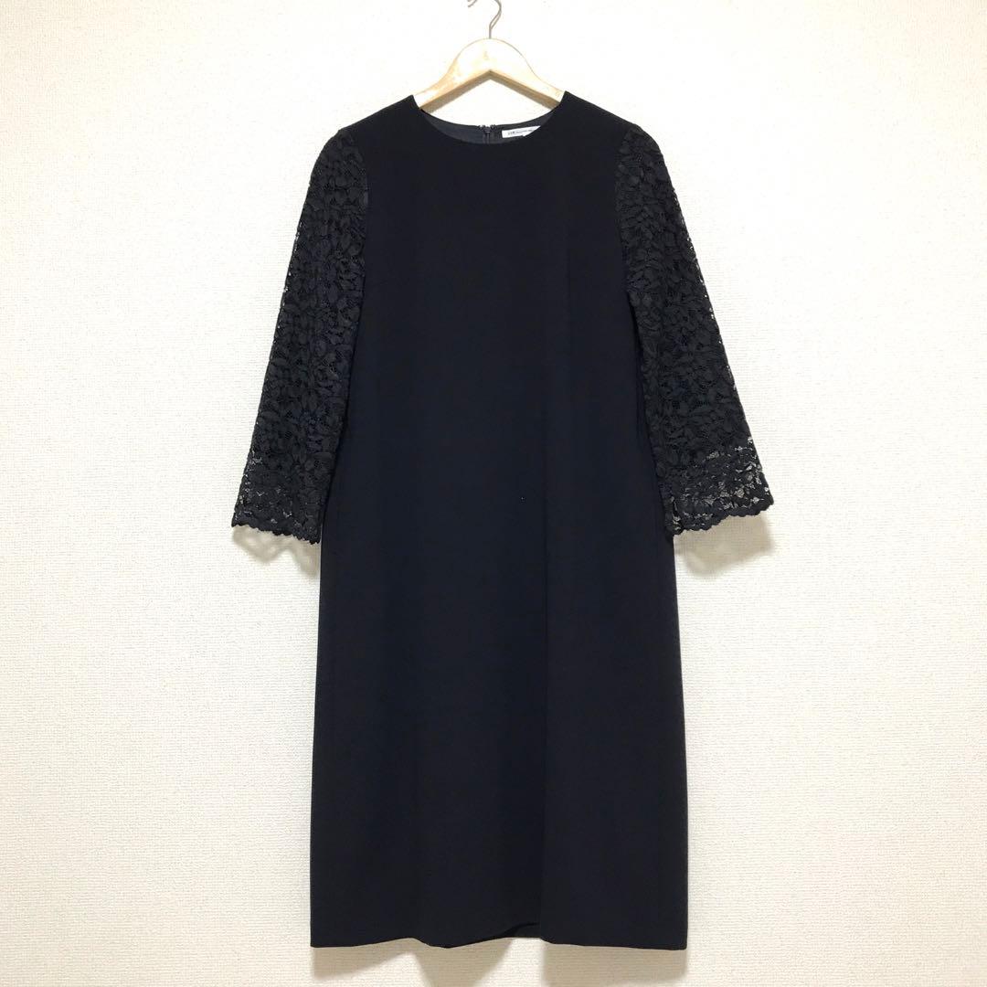 23区 ニジュウサンク 【洗える】トリアセダブルジョーゼット ワンピース