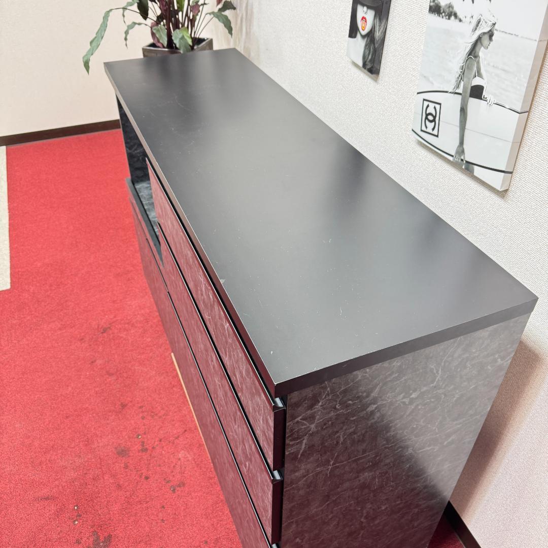 東京23区送料無料　美品大川家具　レンジボード　幅1400サイズ