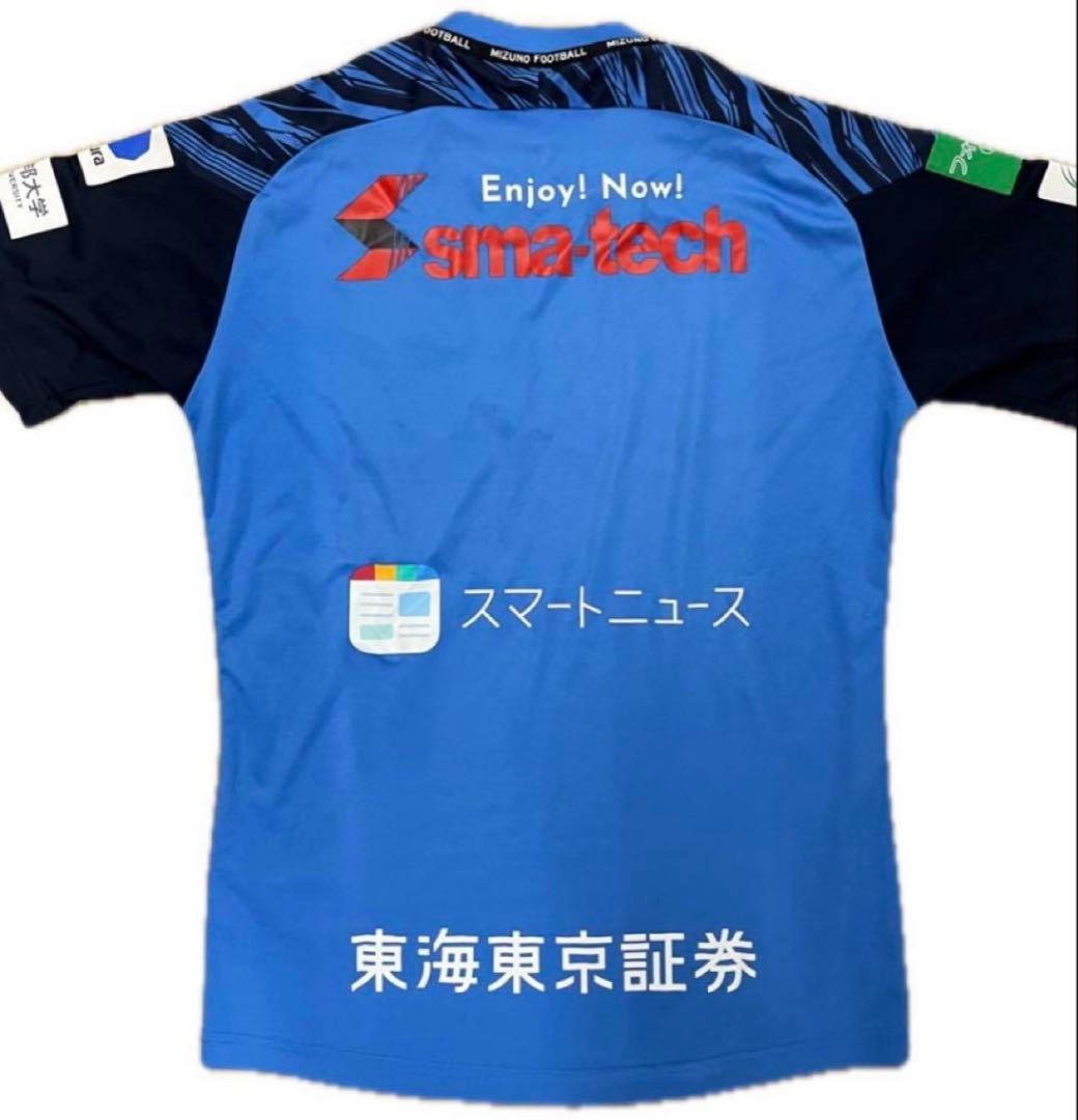 名古屋グランパス Mizuno サッカーウェア 青色 半袖