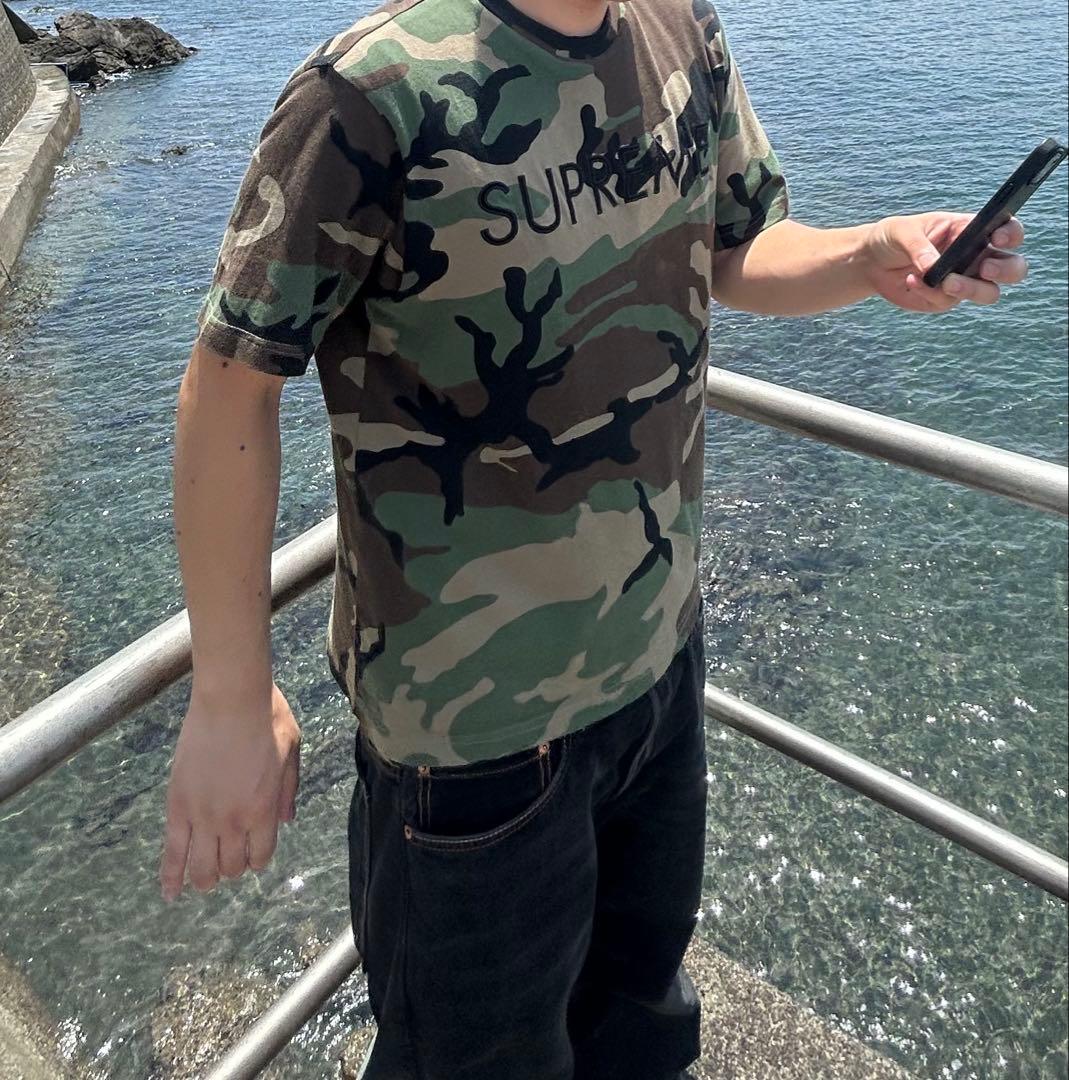 即完売モデル　最終値下げ！ Supreme カモフラージュ Tシャツ