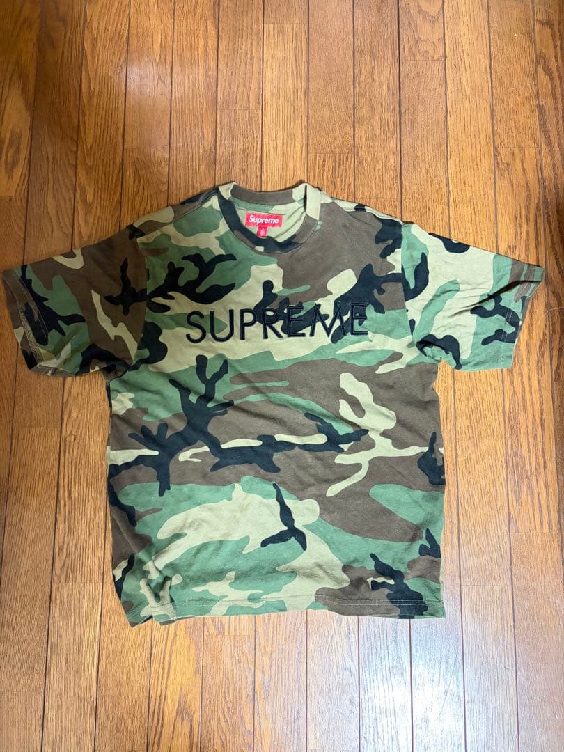 即完売モデル　最終値下げ！ Supreme カモフラージュ Tシャツ