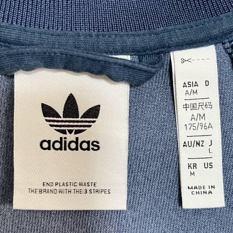 ★3634-1 adidas トラックトップ ベロア ATPモデル ネイビー L