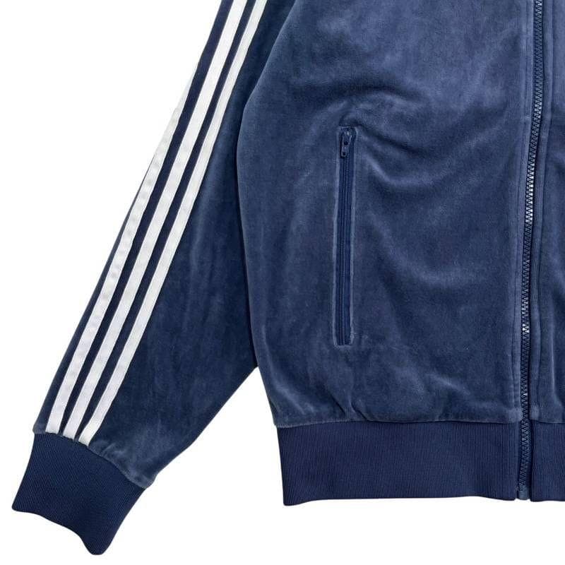 ★3634-1 adidas トラックトップ ベロア ATPモデル ネイビー L