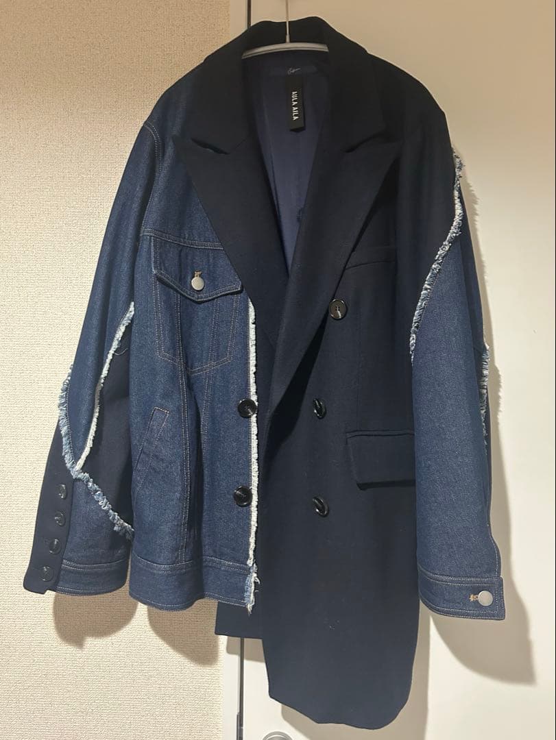 user_4ebeb411 　AULA AILA別注デニムコンビジャケット