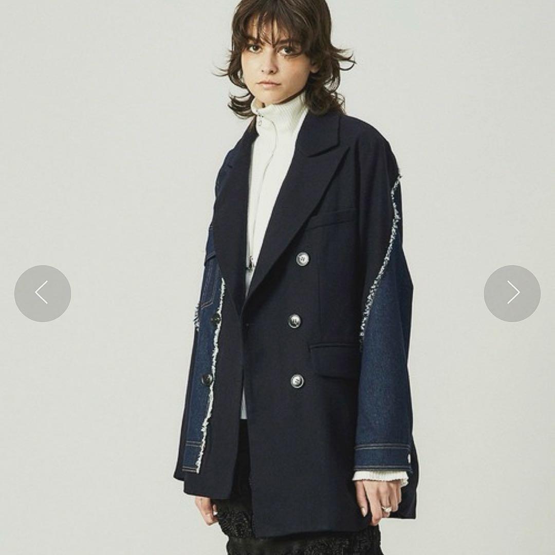 user_4ebeb411 　AULA AILA別注デニムコンビジャケット