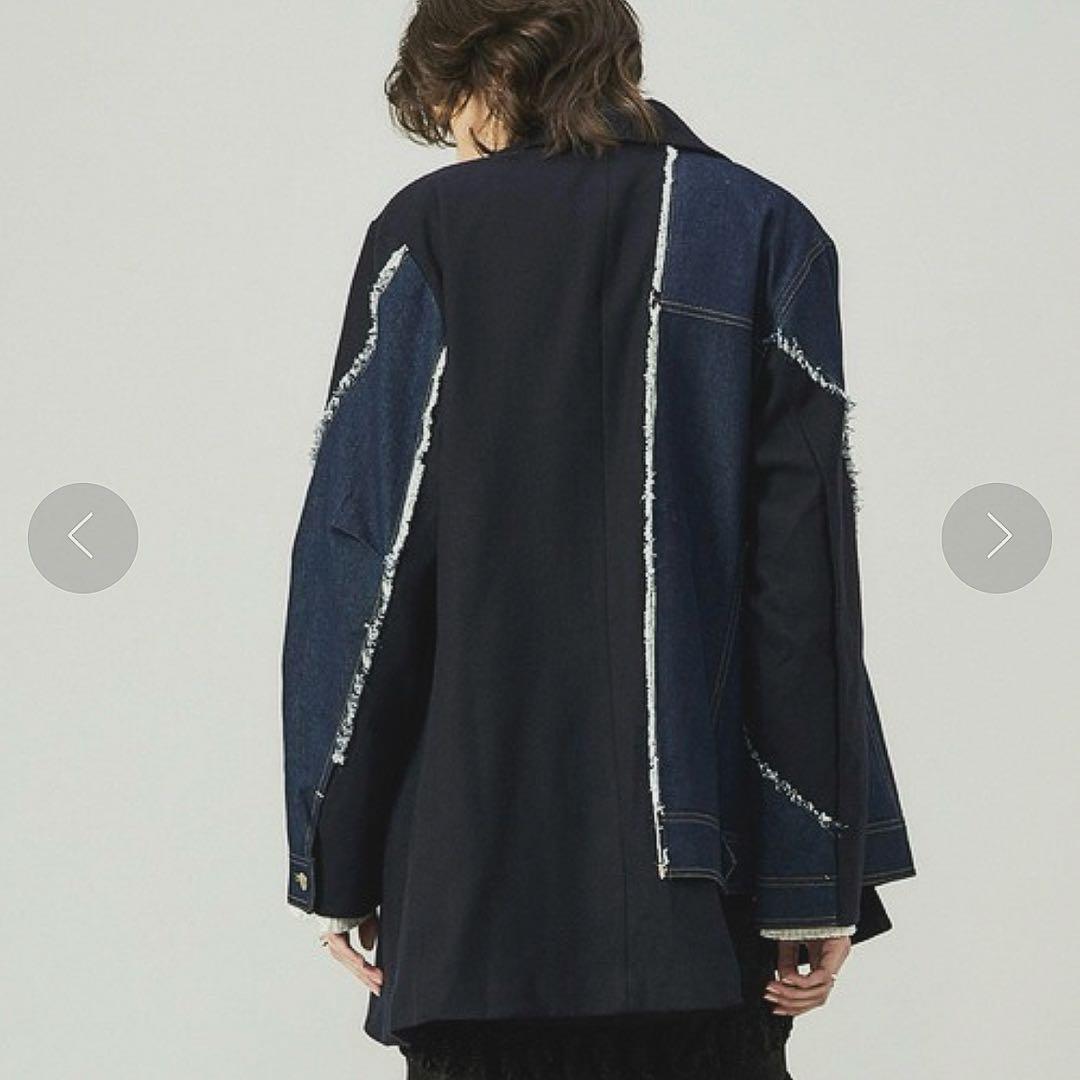 user_4ebeb411 　AULA AILA別注デニムコンビジャケット