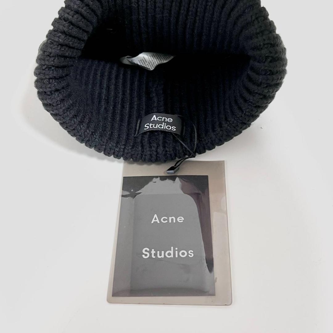 Acne Studios ブラックニット帽 新品タグ付き 断捨離