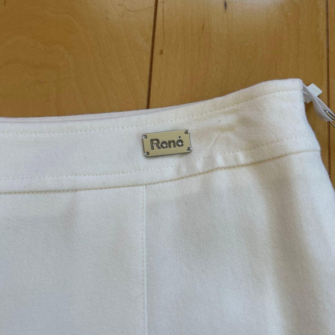 Rene ルネ キュロット 新品タグ付 白