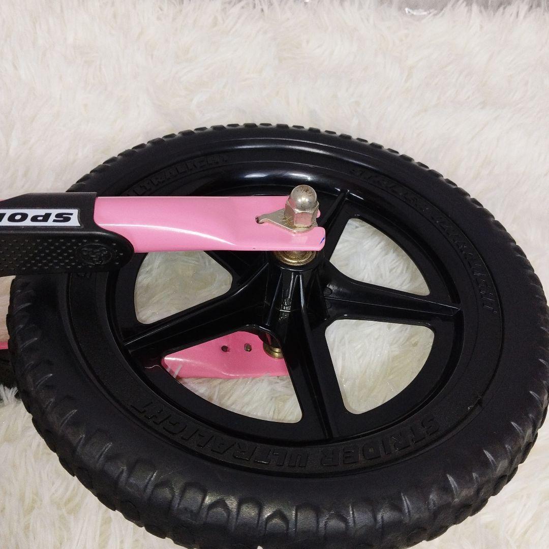 【極美品】STRIDER SPORTS 12 ストライダー ピンク 純正スタンド