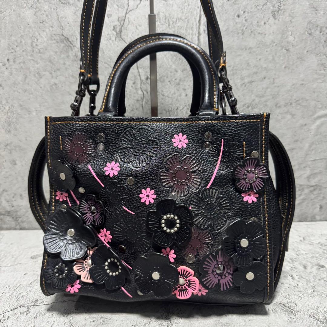 バッグ COACH Rogue 25 Tea Rose 2way Shoulde Bag