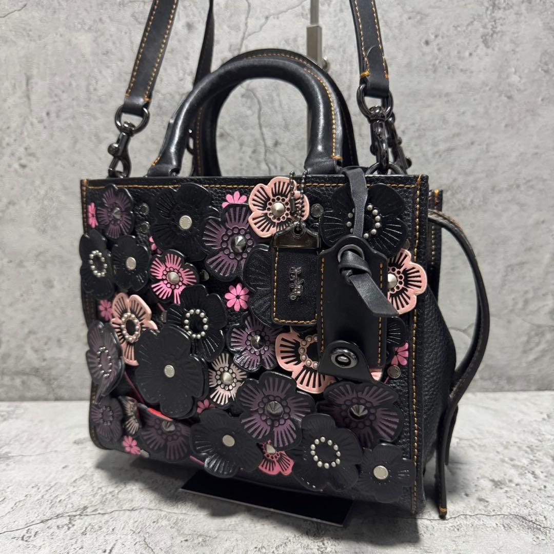バッグ COACH Rogue 25 Tea Rose 2way Shoulde Bag