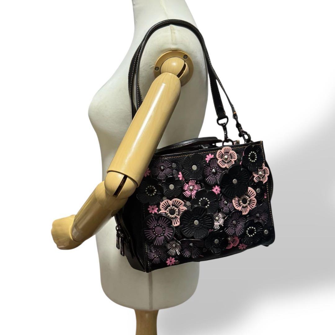 バッグ COACH Rogue 25 Tea Rose 2way Shoulde Bag